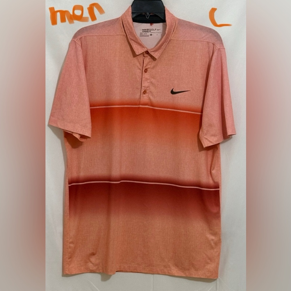 Nike Men's Gradient Polo Shirt - Orange